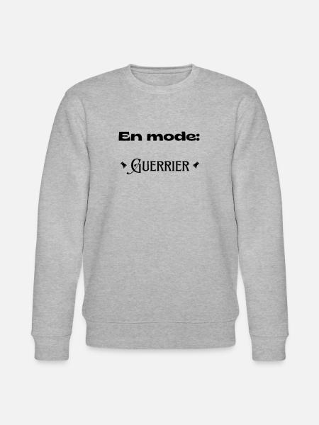 En mode guerrier - Sweat bio CHANGER Stanley/Stella Unisexe - gris chiné