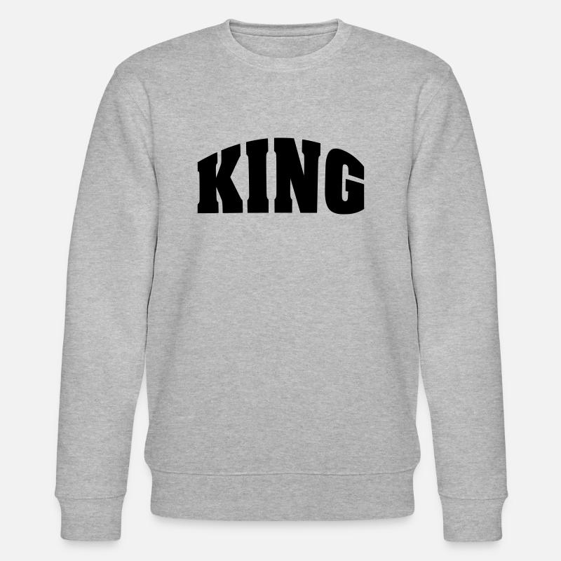 KING - Stanley/Stella Unisex Bio-Sweatshirt CHANGER  - Grau meliert