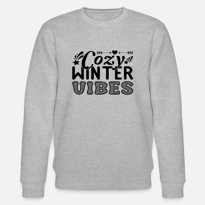 Ambiance hivernale chaleureuse - Sweat bio CHANGER Stanley/Stella Unisexe - gris chiné