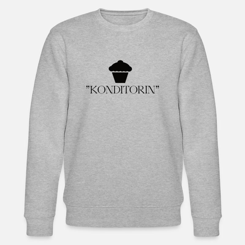 KONDITORIN - Stanley/Stella Unisex Bio-Sweatshirt CHANGER  - Grau meliert