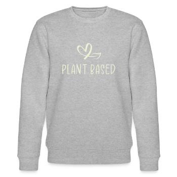 Plant Based - Stanley/Stella Unisex Bio-Sweatshirt CHANGER  - Grau meliert - Vorne - Nik (191cm) & Marisol (170cm)
