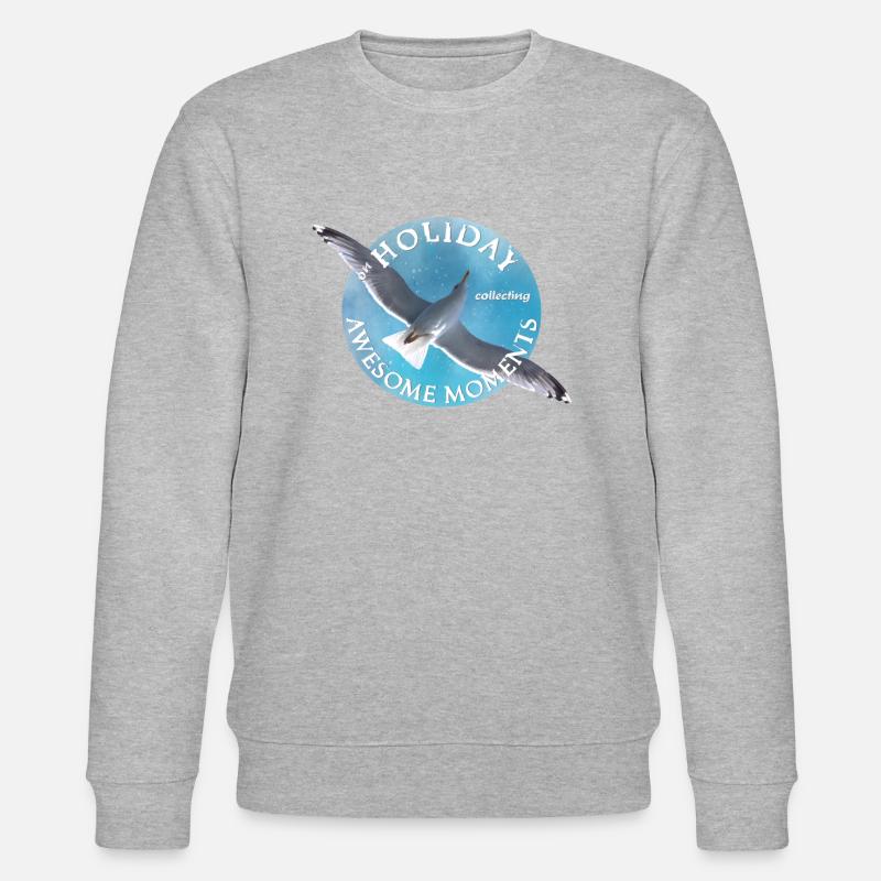 Urlaub reisen Freizeit - Stanley/Stella Unisex Bio-Sweatshirt CHANGER  - Grau meliert