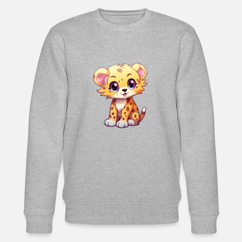 Gepard - Stanley/Stella Unisex Bio-Sweatshirt CHANGER  - Grau meliert