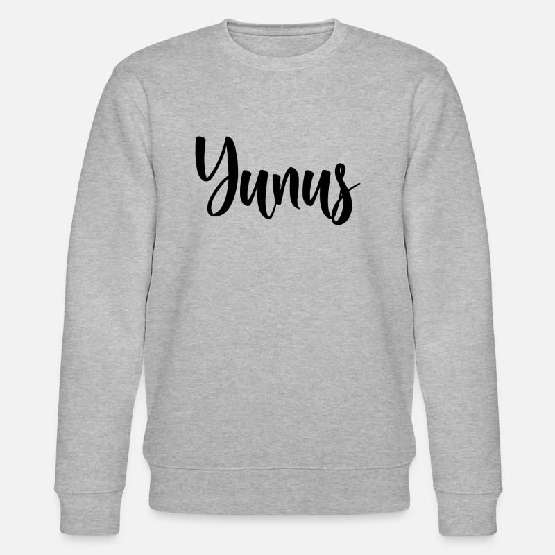 Name - Yunus - Stanley/Stella Unisex Bio-Sweatshirt CHANGER  - Grau meliert