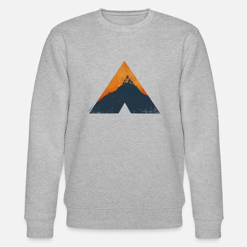 Triangle du Cervin - Sweat bio CHANGER Stanley/Stella Unisexe - gris chiné