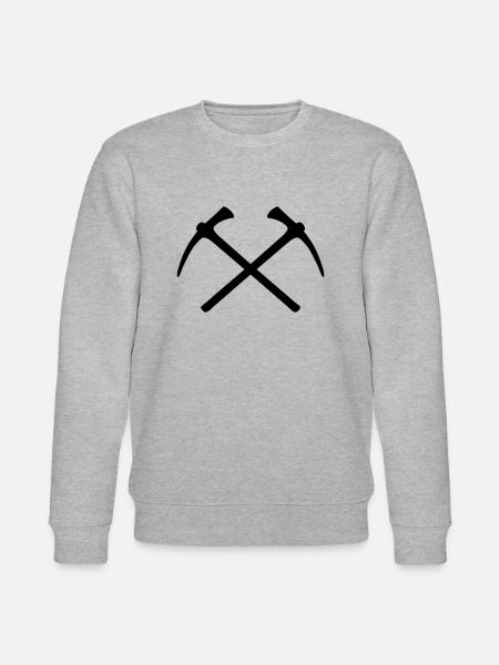 Spitzhacke - Stanley/Stella Unisex Bio-Sweatshirt CHANGER - Grau meliert