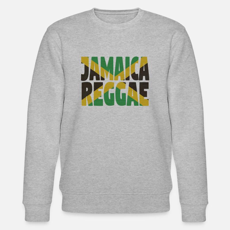 Reggae jamaïcain - Sweat bio CHANGER Stanley/Stella Unisexe - gris chiné
