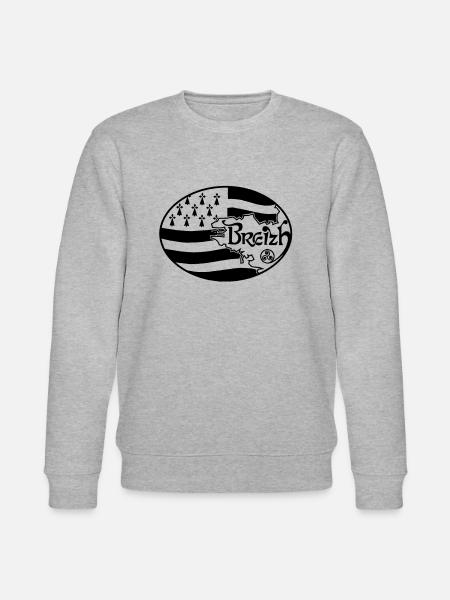 Oval Britain - Stanley/Stella CHANGER Unisex Organic Sweatshirt - heather grey