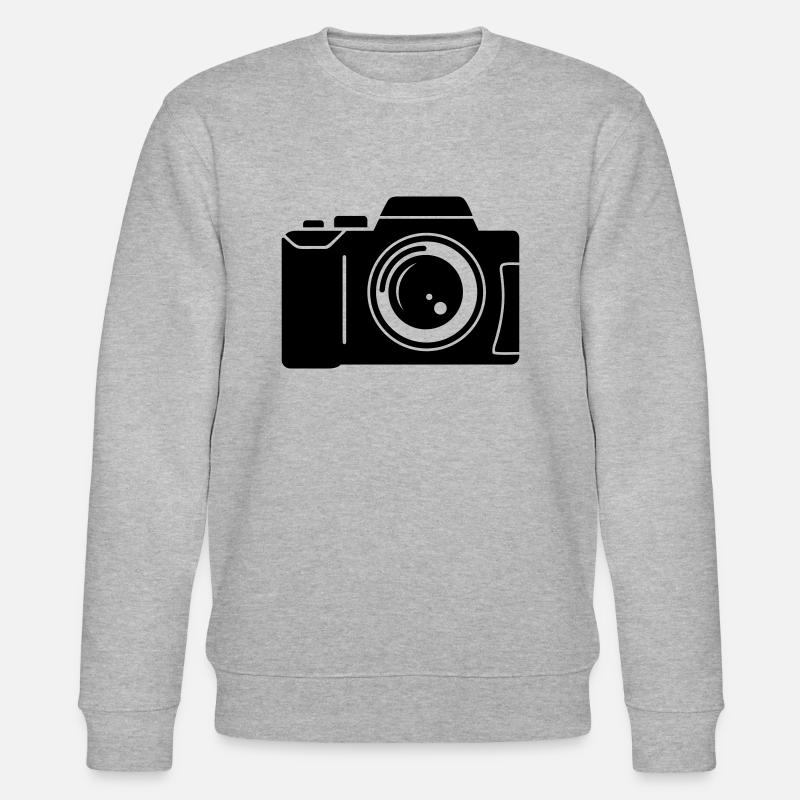 Kamera (Fotoapparat) - Stanley/Stella Unisex Bio-Sweatshirt CHANGER  - Grau meliert