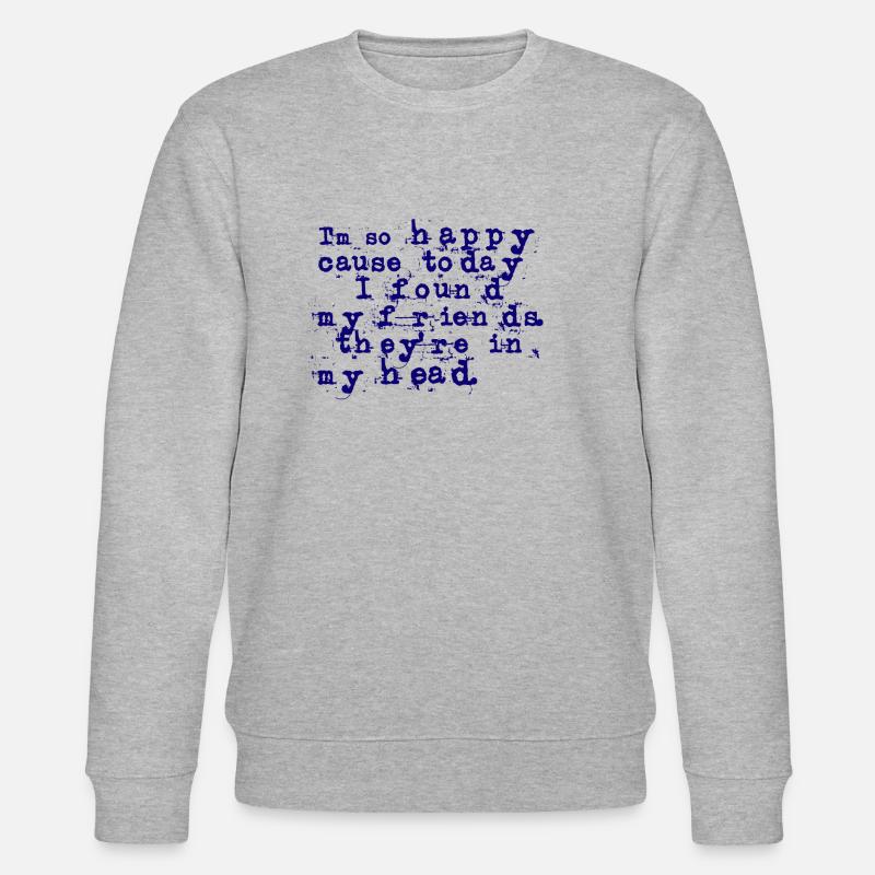 Nirvana Lyrik - Stanley/Stella Unisex Bio-Sweatshirt CHANGER  - Grau meliert