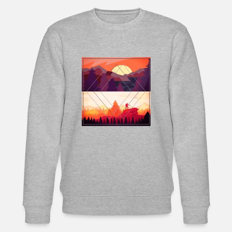 Modern Nature - Stanley/Stella Unisex Bio-Sweatshirt CHANGER  - Grau meliert