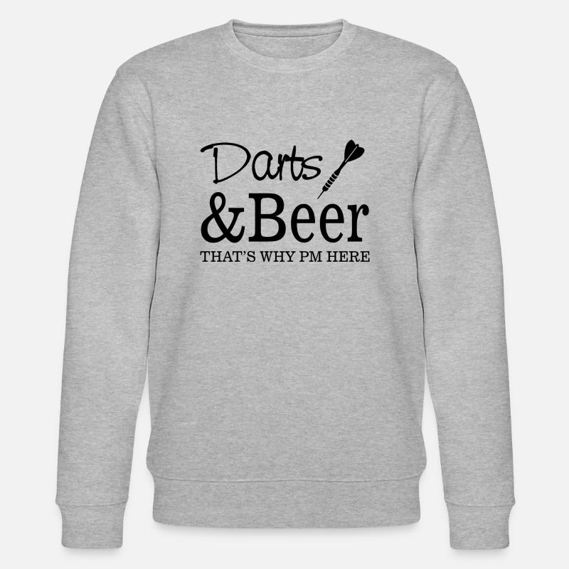 Darts Dart - Stanley/Stella Unisex Bio-Sweatshirt CHANGER  - Grau meliert