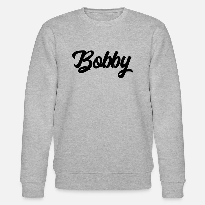 Bobby Custom Text Nom d’anniversaire - Sweat bio CHANGER Stanley/Stella Unisexe - gris chiné