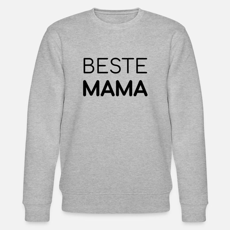 Beste Mama - Stanley/Stella Unisex Bio-Sweatshirt CHANGER  - Grau meliert