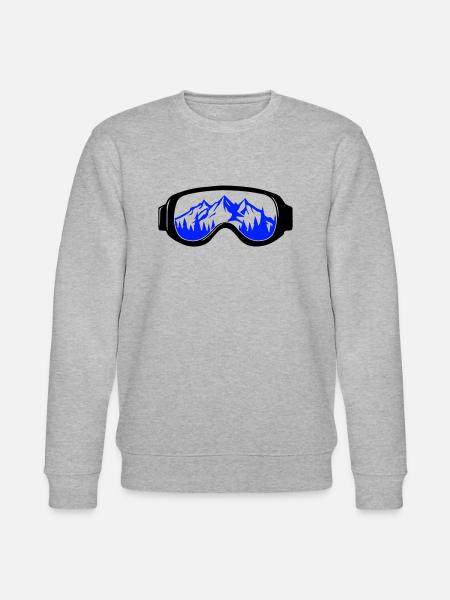 Ski goggles - Stanley/Stella CHANGER Unisex Organic Sweatshirt - heather grey