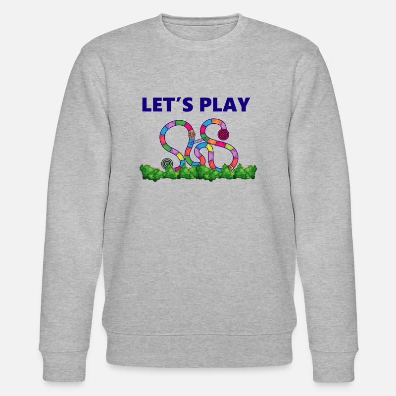 Boardgame Chess Backgammon Game Night - Stanley/Stella CHANGER Unisex Organic Sweatshirt - heather grey