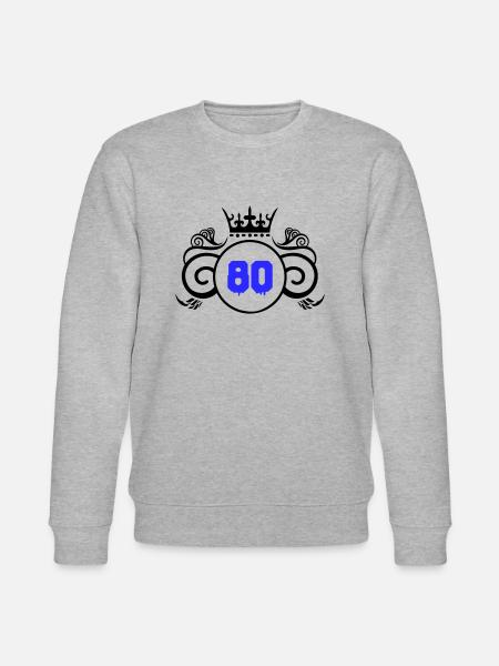 wappen 80 - Stanley/Stella Unisex Bio-Sweatshirt CHANGER - Grau meliert