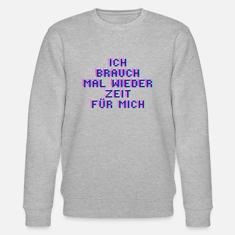 Zeit - Stanley/Stella Unisex Bio-Sweatshirt CHANGER  - Grau meliert