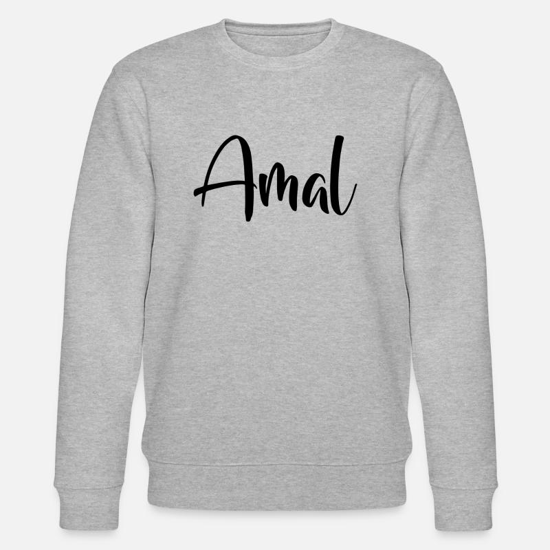 Name - Amal - Stanley/Stella Unisex Bio-Sweatshirt CHANGER  - Grau meliert