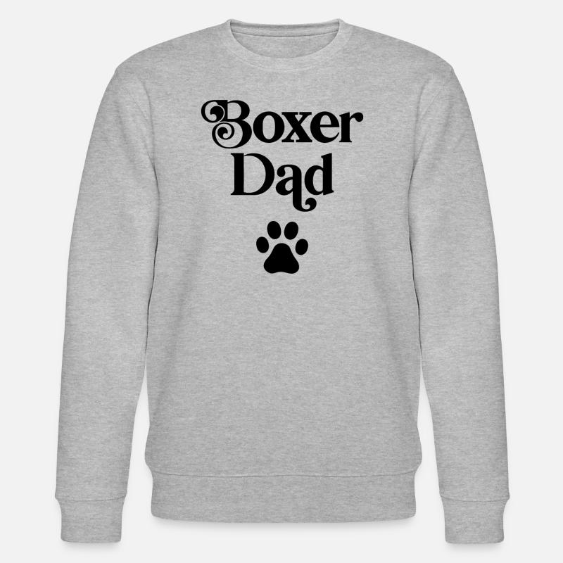 Boxer-Vater - Stanley/Stella Unisex Bio-Sweatshirt CHANGER  - Grau meliert