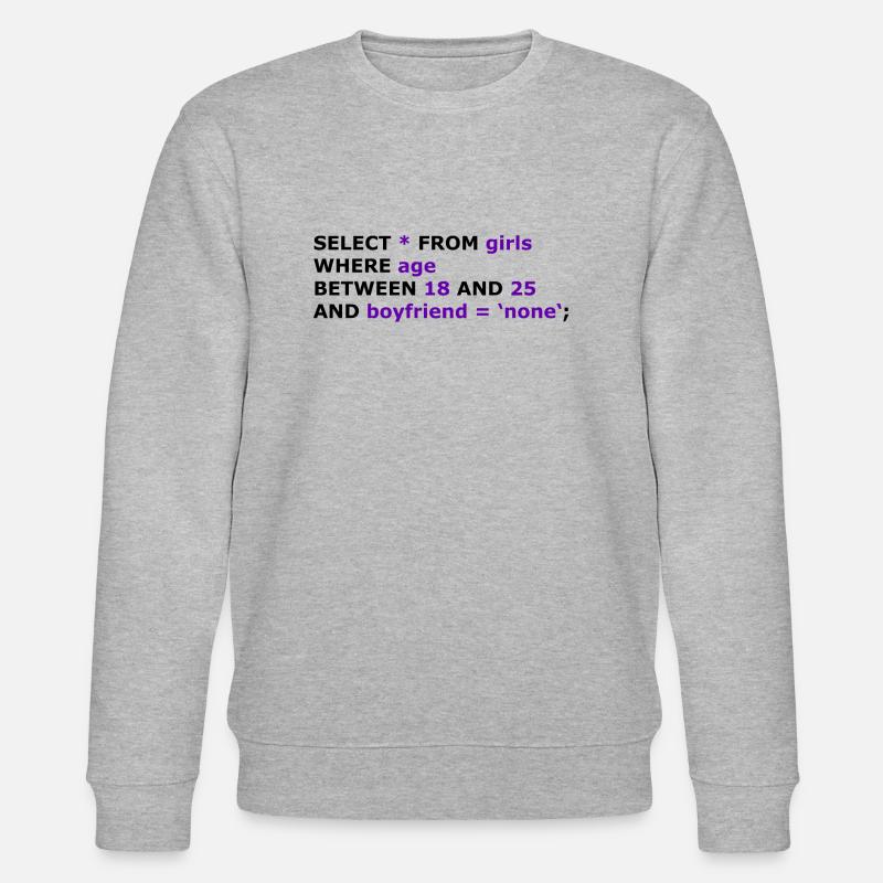SQL select * from girls - Stanley/Stella Unisex Bio-Sweatshirt CHANGER  - Grau meliert