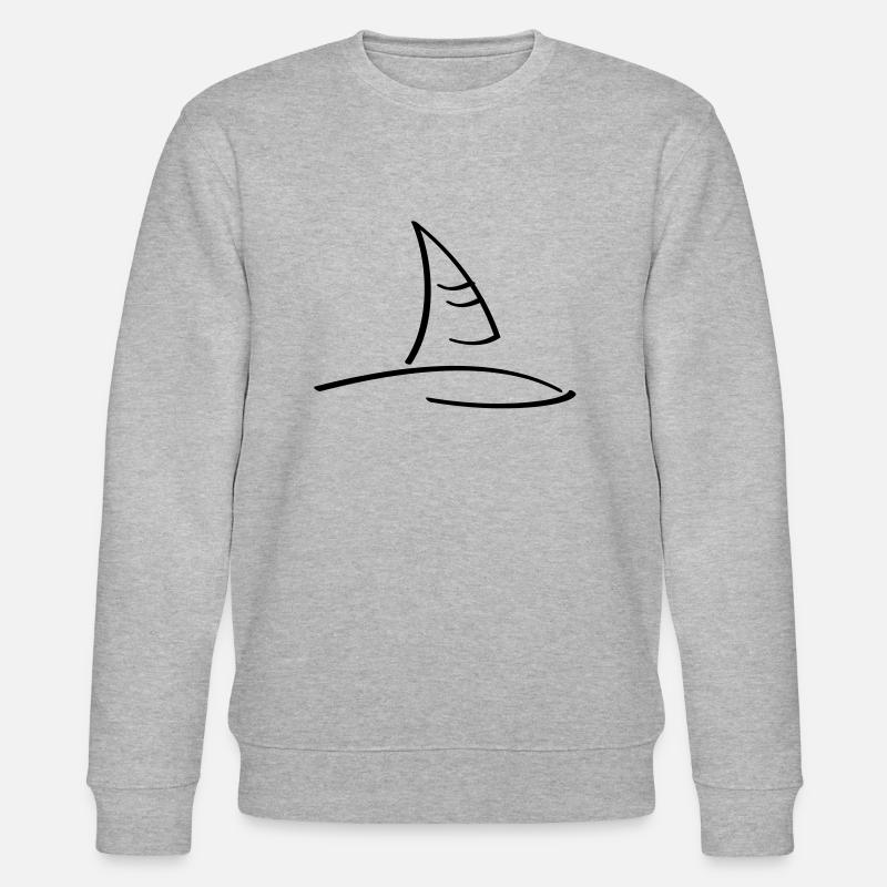 Windsurfen / wind surfing (1c) - Stanley/Stella CHANGER Unisex Organic Sweatshirt - heather grey
