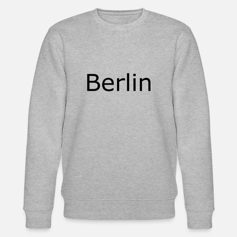 Berlin - Sweat bio CHANGER Stanley/Stella Unisexe - gris chiné