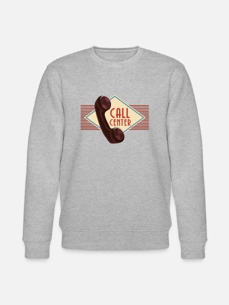 Call Center - Stanley/Stella Unisex Bio-Sweatshirt CHANGER  - Grau meliert
