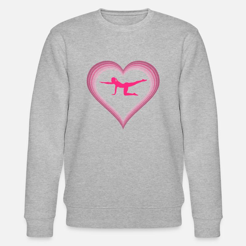 Pilates - Stanley/Stella Unisex Bio-Sweatshirt CHANGER  - Grau meliert