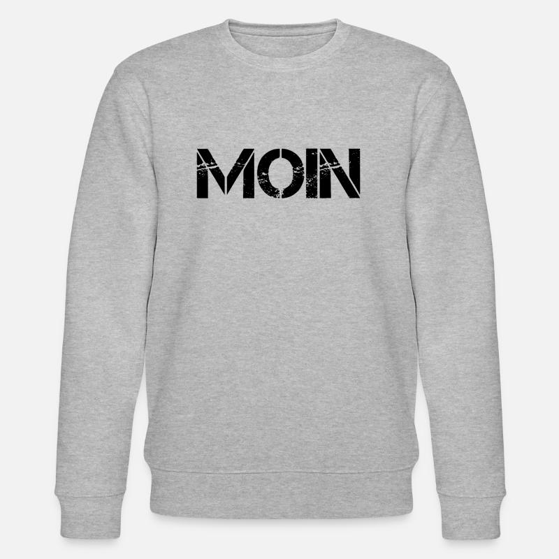 moin - Stanley/Stella Unisex Bio-Sweatshirt CHANGER  - Grau meliert