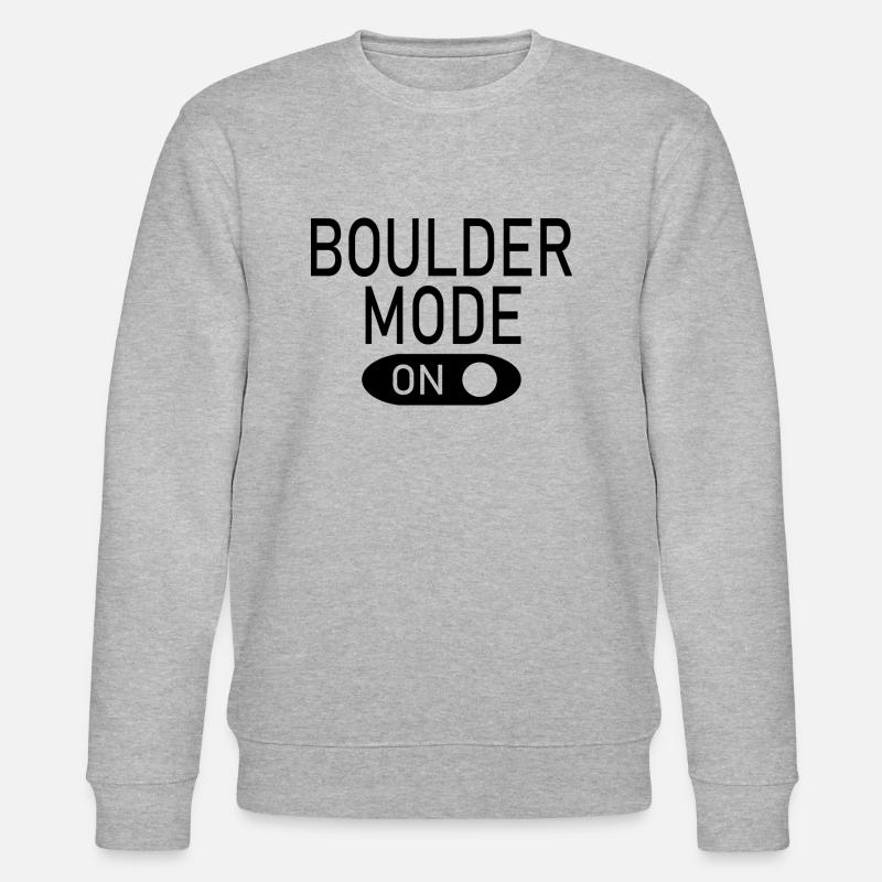 Escalade de bloc - Sweat bio CHANGER Stanley/Stella Unisexe - gris chiné