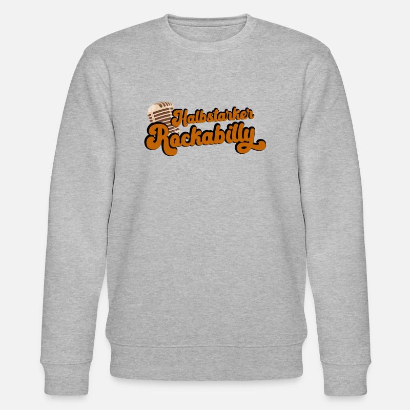 Halbstarker Rockabilly - Stanley/Stella Unisex Bio-Sweatshirt CHANGER  - Grau meliert