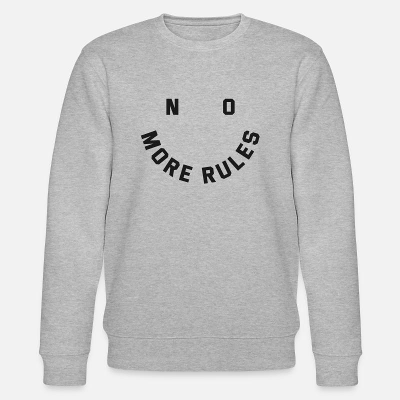 no more rules - Stanley/Stella Unisex Bio-Sweatshirt CHANGER  - Grau meliert