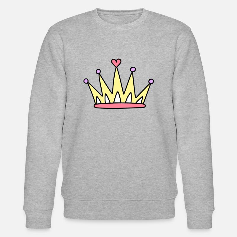 Krone - Stanley/Stella Unisex Bio-Sweatshirt CHANGER  - Grau meliert
