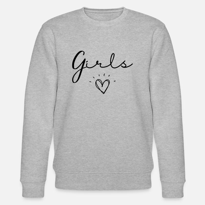 Mädchen. - Stanley/Stella Unisex Bio-Sweatshirt CHANGER  - Grau meliert