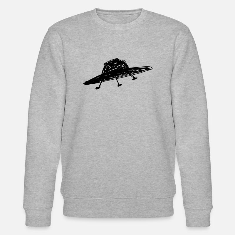 UFO - Stanley/Stella Unisex Bio-Sweatshirt CHANGER  - Grau meliert