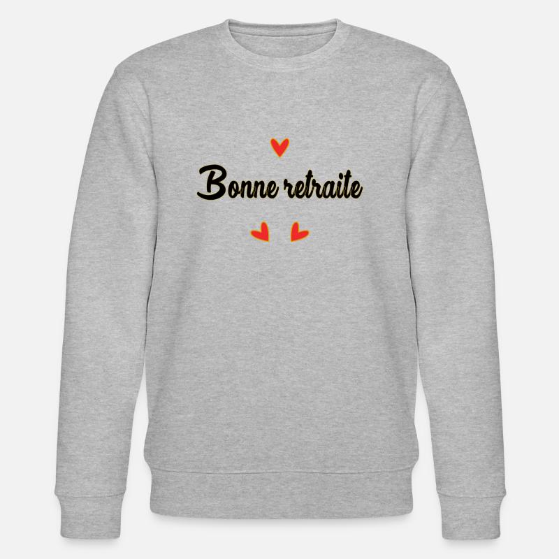 RETRAITE. RETRAITE. RETRAITEE. RETRAITE - Sweat bio CHANGER Stanley/Stella Unisexe - gris chiné