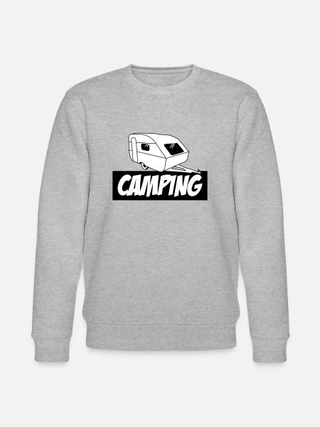 Camping - The pure passion - Stanley/Stella CHANGER Unisex Organic Sweatshirt - heather grey
