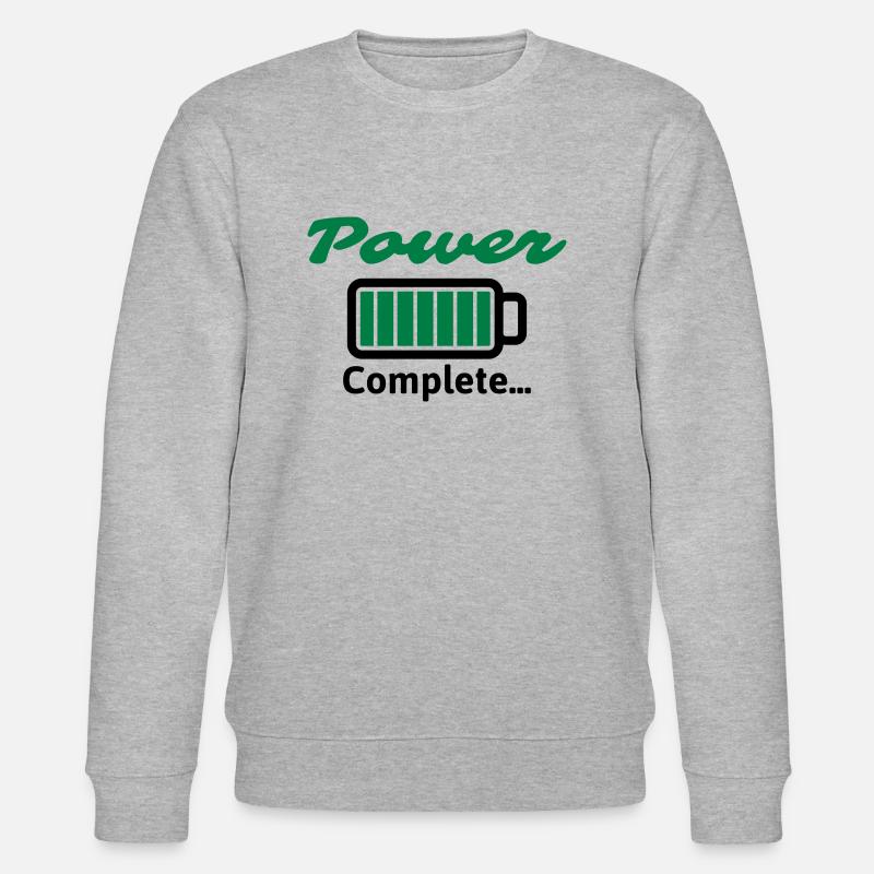 Puissance complète ... - Sweat bio CHANGER Stanley/Stella Unisexe - gris chiné