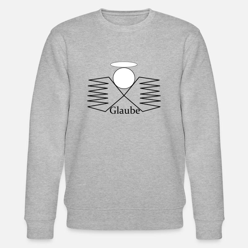 Glaube - Stanley/Stella Unisex Bio-Sweatshirt CHANGER  - Grau meliert