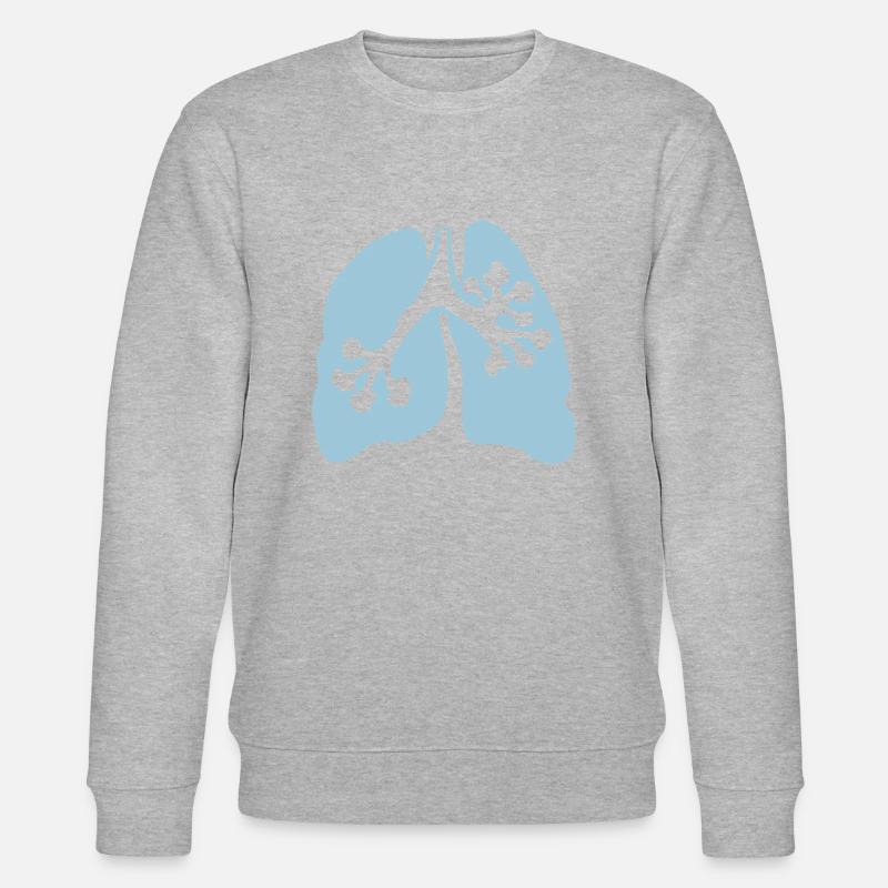 Lunge 1 2 - Stanley/Stella Unisex Bio-Sweatshirt CHANGER  - Grau meliert