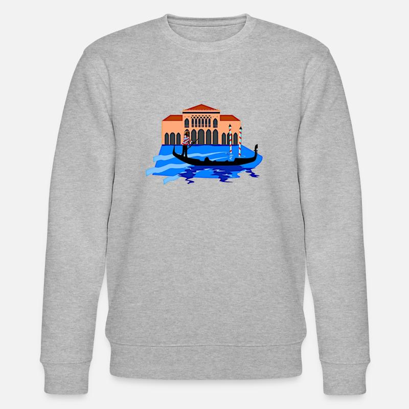 Venedig - Stanley/Stella Unisex Bio-Sweatshirt CHANGER  - Grau meliert