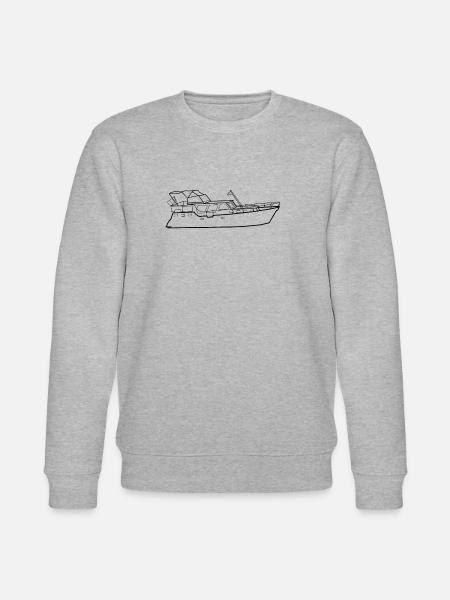 Hausboot Black - Stanley/Stella Unisex Bio-Sweatshirt CHANGER  - Grau meliert