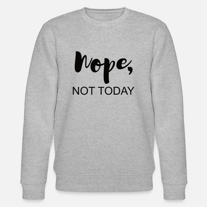 Heute nicht - Stanley/Stella Unisex Bio-Sweatshirt CHANGER  - Grau meliert