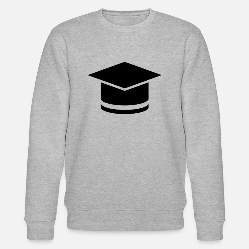 Doktorhut - Stanley/Stella Unisex Bio-Sweatshirt CHANGER  - Grau meliert