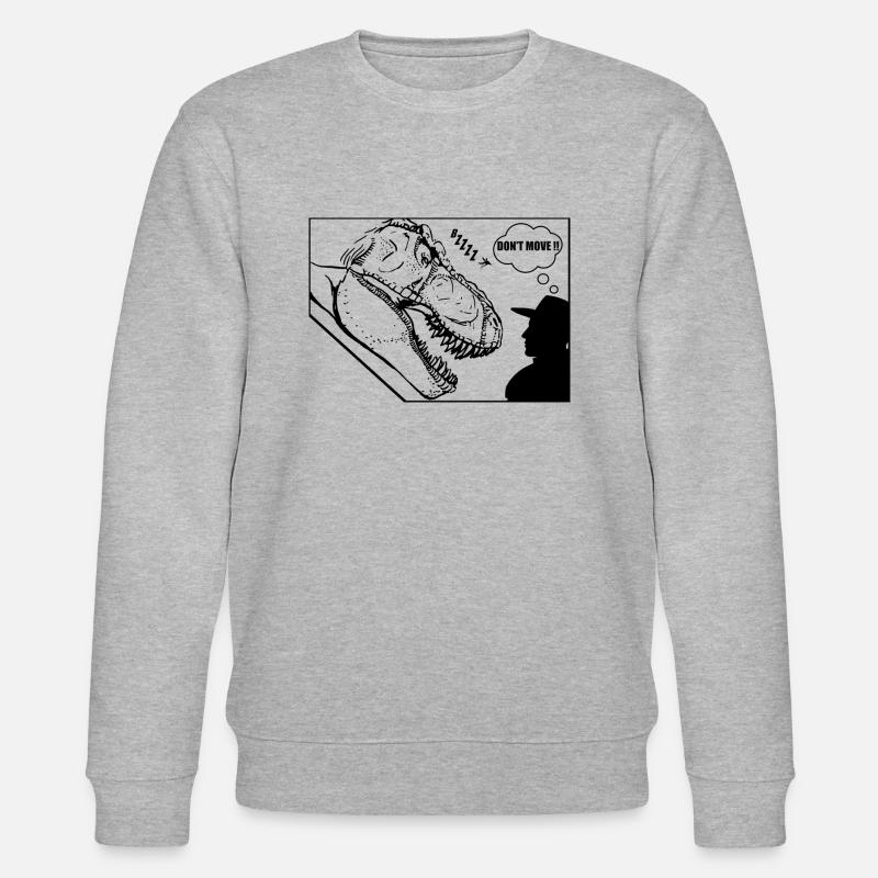 Don 't move!! - Stanley/Stella Unisex Bio-Sweatshirt CHANGER  - Grau meliert