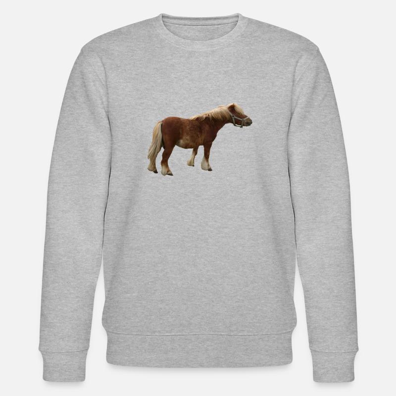 Pony - Stanley/Stella Unisex Bio-Sweatshirt CHANGER  - Grau meliert