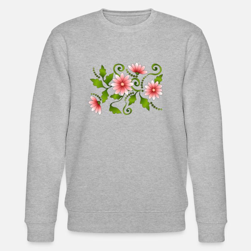 Fleur - Sweat bio CHANGER Stanley/Stella Unisexe - gris chiné