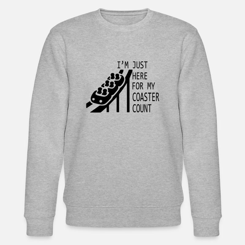 Rollercoaster Roller Coaster - Stanley/Stella CHANGER Unisex Organic Sweatshirt - heather grey