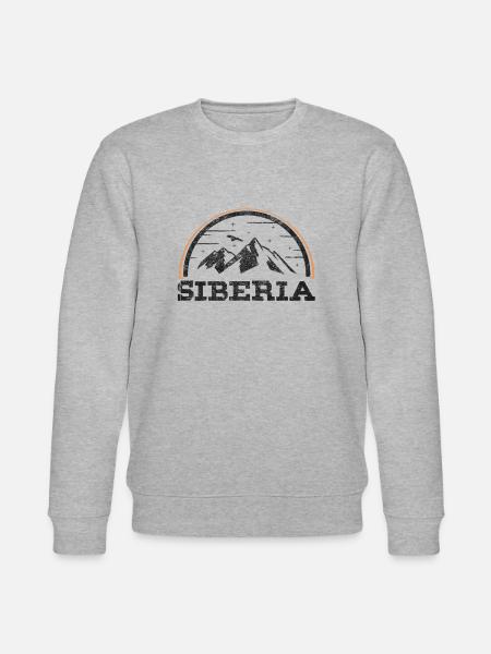 Russie Sibérie - Sweat bio CHANGER Stanley/Stella Unisexe - gris chiné
